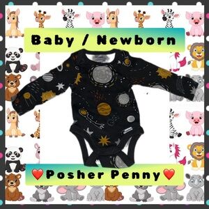 🆕 GERBER Long Sleeve Onesie (Newborn)